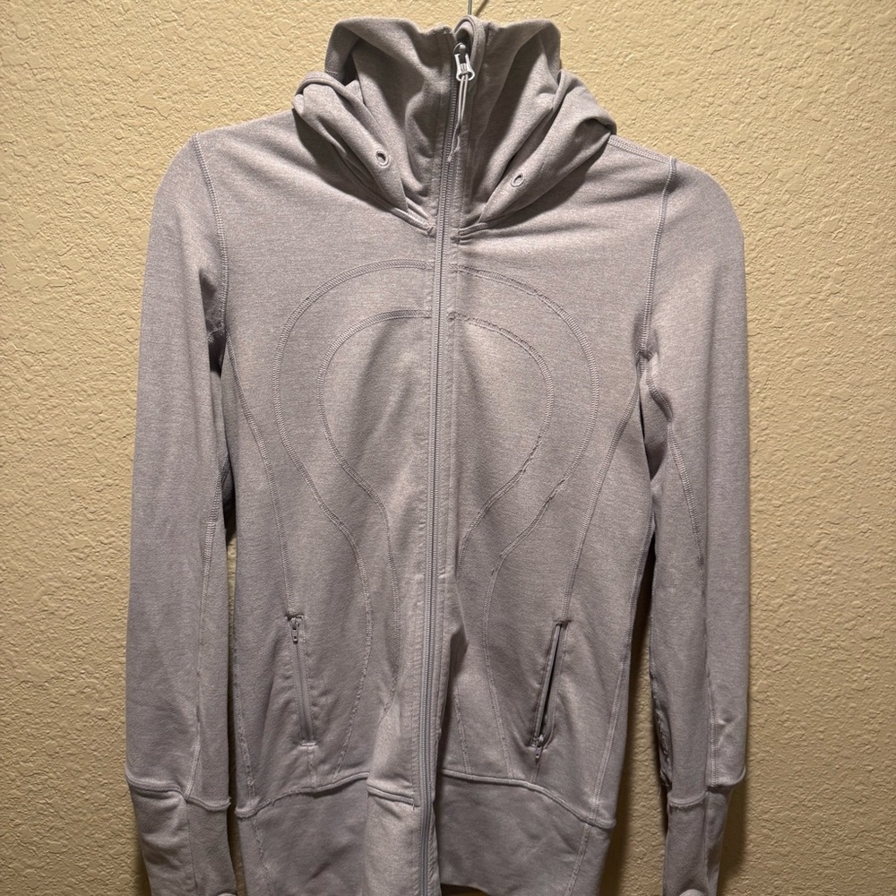 Lululemon Stride Jacket II Heathered Grey size 4 - Picture 5 of 10